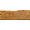 vidaXL Piano Tavolo 120x40x3,8 cm Bordi Vivi in Legno Massello Mango