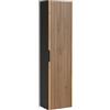 COMAD Sylve Black Wotan - Colonna da parete in legno, altezza 140 x larghezza 35 x profondità 25 cm
