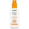 Garnier Ambre Solaire SPF 50 Hydra 24 ore Protect, alta protezione UVB UVA, crema solare idratante, arricchita con vitamina E, aiuta a prevenire macchie scure indotte dal sole, resistente all'acqua