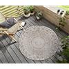 freundin Home Collection Lilja - Tappeto reversibile per interni ed esterni, resistente alle intemperie, moderno design mandala, per balcone, terrazza, giardino, veranda, soggiorno, impermeabile