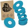 MySweetStitch - 10 x KatheterPatch, cerotti sensore con forte tenuta, cerotto sensor per set di infusione per microinfusore (es. MiniMed, T:slim e Medtronic Guardian), cerotto impermeabile, Petrolio