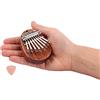 Alnicov - Ciondolo a forma di mini Kalimba, in legno di mogano, con 8 tasti, per pollice, per pianoforte, musicale, ottima idea regalo