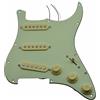 KAISH Loaded Strat SSS battipenna precablato ST Strat con pickup in ceramica per parafango verde menta a 3 strati con coperture crema e manopole