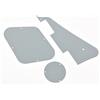 KAISH Solid White 1 Ply LP Pickguard & Piastra Posteriore Interruttore Piastra Cavità Copre per Gibson Les Paul