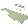KAISH Pickguard per chitarra LP a 3 strati verde menta con staffa cromata per Epiphone Les Paul