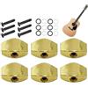 Generico Meccaniche Chitarra | Set da 6 Pezzi Musicali in Metallo - Ricambio Meccaniche Per Chitarra Classica,per Chitarristi Musicisti Appassionati Studio Casa Viaggio Elettrica Classica