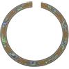 KAISH High Qaulity 110 x 12 x 0,8 mm chitarra acustica Soundhole Sapelli Rosette Abalone Shell Design