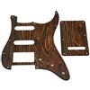 Kaish, battipenna in plastica per chitarra HSS, con stampa 3D, per statistiche americane e parafango messicano, Motivo in legno.
