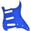 Kaish, battipenna per chitarra ST/Strat in stile SSS a 11 fori, 3 strati, per Stratocaster USA/Messico Blu