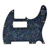 KAISH Tele Style Pickguard Plettri per chitarra Guardia Scratch Plate con Mini Humbucker Pickup Foro per Tele/Telecaster Abalone Pearl