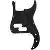 Musiclily Pro 13 Fori P Bass Battipenna Pickguard 1 strato Nero | per Basso Elettrico Fender American/Messicano Precision Bass