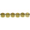 KAISH Metallo Ottone 10.2mm Vintage a Moderna Chitarra Tuner Boccole di Conversione 3/8 Tasti di Accordatura Adattatore di Conversione Puntali Versione Ottone Aggiornato 6.2mm I.D. Originale Ottone