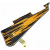 Kaish, battipenna per chitarra Les Paul, con strisce color tawny, staffa in acciaio inossidabile dorato e viti di montaggio in acciaio per Les Paul USA