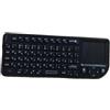JRthTCNjt Tastiera wireless da 2,4 GHz nera con telecomando touchpad Air Mouse compatibile con laptop PC Android TV Box (Russian)