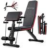 Mobiclinic Panca pesi Mobiclinic Con bande di resistenza Pieghevole Regolabile e inclinabile Max. 120 kg Planefit