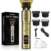 StarTech Professionale macchina da taglio per capelli da uomo - Trimmer per capelli e barba senza fili - Lame in titanio <0,5 mm - Ricaricabile tramite USB-C, autonomia di 85 minuti - Colore oro
