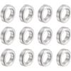 QUARKZMAN 12pz Distanziatore Alluminio 6.2mm Foro x 10mm OD x 4mm Lunghezza Boccola per Vite Finitura Semplice Distanziatore Metallo Rotondo per Viti Bulloni e Barre M6