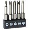 Generico Cacciavite Bit Set, 5 Pezzi Set di Cacciaviti a Forma Speciale a Forma di U a Forma di y Triangolo Interno Croce a Tre Punte, Kit di Punte per Cacciavite a Forma Speciale