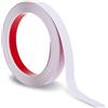 VOYANTE Modanatura autoadesiva da 20 mm x 6 m, flessibile in PVC, protezione per | Per finestre, telai di porte, specchi, piani di lavoro e bordi dei mobili, bianco