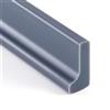 Zayejod Barriera d'acqua per pavimento bagno, vasca da bagno e lavandino, 2 m, colore: grigio