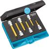 Hazet 8801/6 Serie di Inserti Chiave a Bussola per Giraviti, Oro, Attacco Quadro, Cavo, 10 mm 3/8 di Pollice