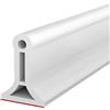 mimzemamz 200×3×2 cm Barriera Doccia Ferma Acqua,Bordo per Piatto Doccia in Silicone,Striscia Separatrice Asciutta,Pieghevole a Piacere Paratie Antiallagamento Autoadesivo per Docce e Cucine
