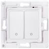 Shelly Wall Switch 2, Interruttore da Parete a 2 Pulsanti per Relè Intelligenti, Bianco