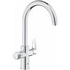 GROHE Blue Pure StarCurve Einhebelspültischbatterie, C-Auslauf, chrom (30592000)