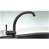 Plados Miscelatore lavello cucina monocomando Nero - EUROMIXUG70 Ultragranit