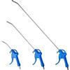 eROOSY 3 Pezzi Pistola Soffiaggio lunga Pistola per soffiaggio ad aria 95mm 295mm 490mm Lunga Pistole ad aria Compressa (Blu)