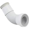 Alcaplast Connettore WC bianco scarico scarico WC lunghezza da 280 a 550 mm flessibile diametro connettore 80/110 × 100/120 mm