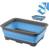 Generico Bacinella Pieghevole Pediluvio, Pediluvio Piedi Pieghevole, 37 X 27 X 11,8 Cm, Per Sciacquare I Piedi E Mantenere L'acqua Pulita, Per Piscine Per Pelle Secca, Acqua Calda, Viaggi
