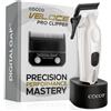 Cocco® Veloce Pro Clipper Collection: tagliacapelli di precisione per professionisti - lama conica in grafene Ambassador Digital Gap™, motore CC ad alta coppia, interamente in metallo, senza fili