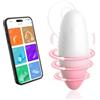 Oziral Ovetto Vibrante Donna, Vibratore con App 10 Modalità, Sex Toy Ricaricabile per Clitoride e Punto G, Controllo a Distanza (Rosa Sfumato)
