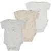 Sterntaler Baby Body 3er Pack Set di Biancheria Intima per Neonati e Bambini, Multicolore, Einheitsgröße (Pacco da 3) Unisex-Bimbi
