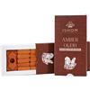ISHOM Mattoncini di incenso con sfumatura di Oudh, realizzati con olio di ambra e legno di agarwood, per prosperità ed eccitazione, 15N + 1 bruciatore