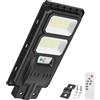 YOJZMA 192 LED Lampioni solari esterno Accensione crepuscolare bianca 6000K