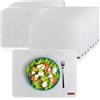 COM-FOUR® 16 tovagliette in feltro lavabili - tovagliette 44 x 32 cm - tovagliette resistenti al calore per 16 persone - tovagliette antiscivolo