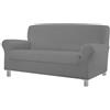 emmevi Copridivano Antimacchia Elasticizzato Salva Divano Poltrona Mod.COPRIDIVANO MODERNO 2 POSTI GRIGIO