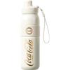 GERM × Coca-Cola Borraccia termica acciaio inox 600ml Anti-perdita e facile da trasportare |Con cannuccia integrata |BPA Free|Perfetta per sport （Bianco）