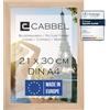 CABBEL confezione singola (1 pz.) Cornice DIN A4 21x30 in legno MDF naturale con plexiglass infrangibile/moderno