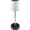 ChiliTec Lampada da tavolo touch batteria dimmerabile luce LED bianco caldo 3000k altezza da 11,5 a 29 cm regolabile nero