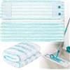 GIBOHOM Set di 3 Panni di Ricambio Compatibili con Leifheit Profi XL Micro Duo/Cotton Plus Mop, Mocio Lavapavimenti in Microfibra, Adatto per Lavatrici, Rivestimento per Tutti i Tipi di Pavimento
