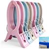 Nadinsta 6 Pezzi Extra Grande Pioli Mollette Per Telo Mare, Antivento Clip di Asciugamani da Spiaggia per Asciugamani da Spiaggia, Asciugamani da Bagno, Biancheria da Letto, Abiti Pesanti