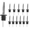 emperoch 12 Pezzi Versatori in acciaio inox, Versatore per Bottiglia Versatori Beccuccio Beccuccio Olio per Bottiglia Beccuccio Bottiglie Cocktail per Vino Olio Cocktail Succo