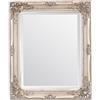Select Mirrors Specchi Select - Specchietto da parete Rhone - Vintage francese - Stile barocco rococò - Decorazione elegante e chic per la casa - Legno massello - Finitura a mano - Champagne antico - 50 cm x 60 cm