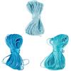 FASHEWELRY Cordoncino in poliestere cerato da 0,5 mm, 60 m/set, color turchese scuro, macramè, filo per perline per gioielli fai da te, collane, bracciali, creazione artigianale