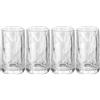 Koziol Superglas Club No. 7, 4 pezzi, 4 cl, bicchieri da shot in plastica cristallina, lussuosi, infrangibili, riutilizzabili, set da 4, festa, camping