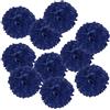 PATIKIL 4 Fazzoletto Pom Pom Fiori, 10pz Carta Fiore Palla per Matrimonio Sposa Doccia Compleanno Addio Nubilato Festa Sfondo Decorazione, Navy Blu