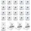 Pangutheos 20 Pezzi Bottoni Magnetici per Borse, 14mm Argento